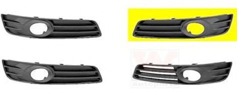 Облицовка бампера VAN WEZEL 0334591