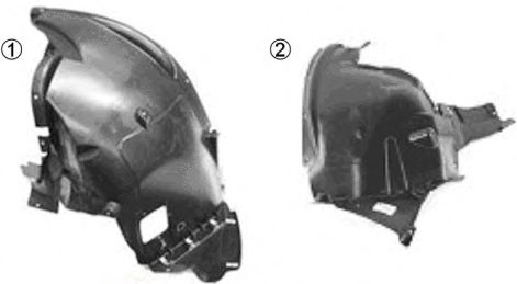 Подкрылок VAN WEZEL 0687434
