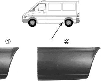 Рем вставка VAN WEZEL 3075141
