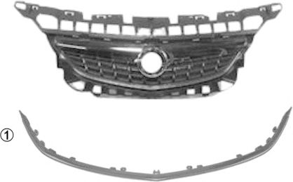 Решетка радиатора VAN WEZEL 3749517