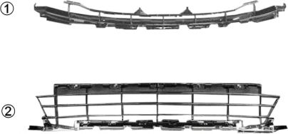 Решетка переднего бампера CITROEN/PEUGEOT 7414QG