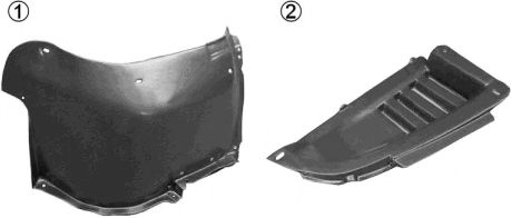 Подкрылок RENAULT 7700823322