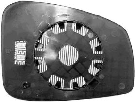 Стекло наружного зеркала VAN WEZEL 4356837