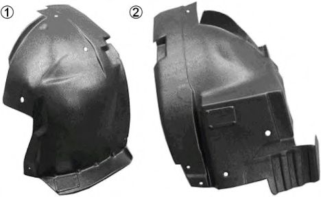 Подкрылок VAN WEZEL 4394436