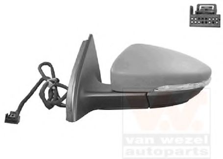 Наружное зеркало VAN WEZEL 5740807