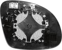Стекло наружного зеркала VAN WEZEL 5776837