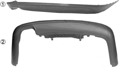 Спойлер бампера VAG 3C5807521A9B9