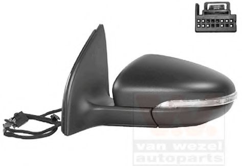 Наружное зеркало VAN WEZEL 5863807