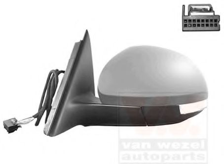 Наружное зеркало VAN WEZEL 7606807