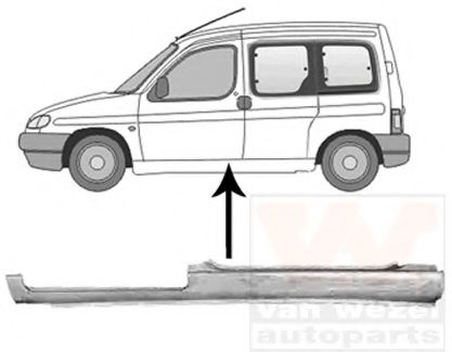 Порог VAN WEZEL 0903103