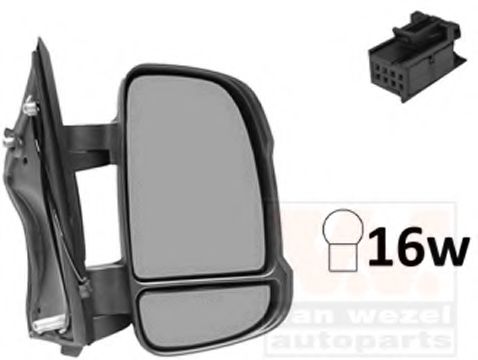 Наружное зеркало VAN WEZEL 0983808