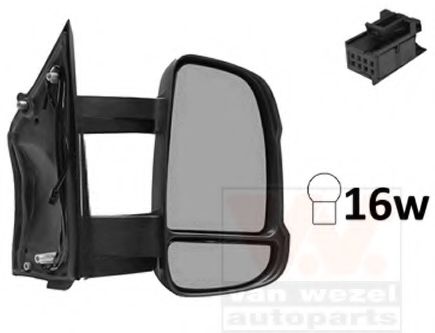 Наружное зеркало VAN WEZEL 1651818