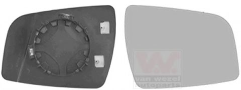 Стекло наружного зеркала VAN WEZEL 3796838