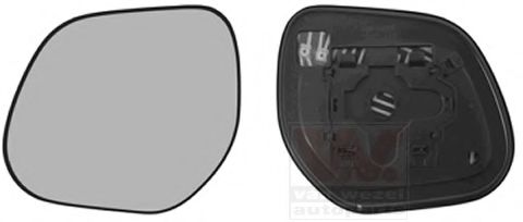 Стекло наружного зеркала VAN WEZEL 0990837