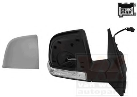 Наружное зеркало VAN WEZEL 1638808