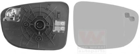 Стекло наружного зеркала VAN WEZEL 2766838