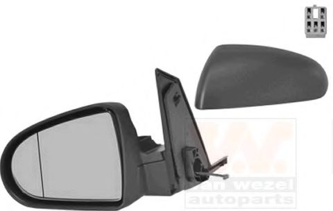 Наружное зеркало VAN WEZEL 3235807