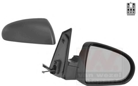 Наружное зеркало VAN WEZEL 3235808