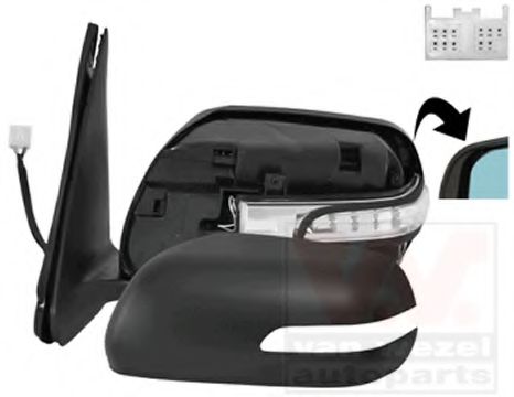 Наружное зеркало SUZUKI 8470178K00ZDK