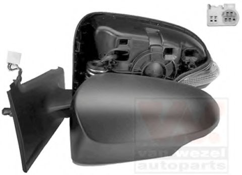 Наружное зеркало VAN WEZEL 5437808