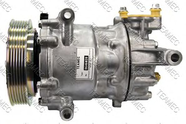 Компрессор кондиционера TEAMEC 8646028