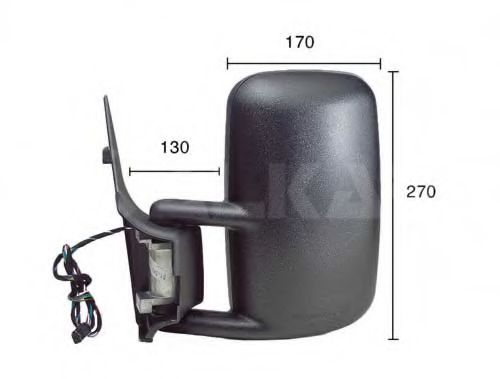 Наружное зеркало ALKAR 9225966