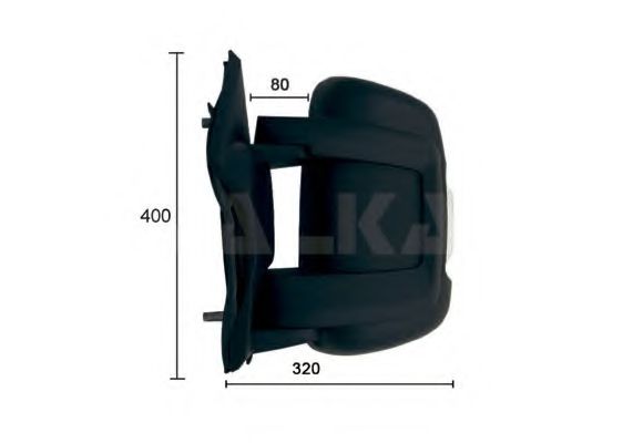Наружное зеркало ALKAR 9243922
