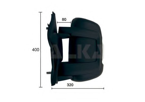 Наружное зеркало ALKAR 9252922