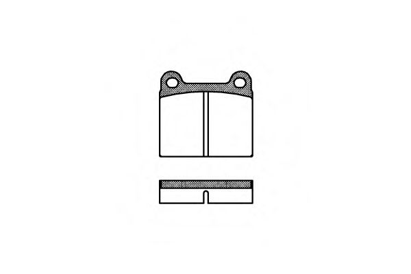 Тормозные колодки WOKING P1063.00