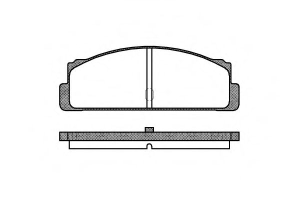 Тормозные колодки WOKING P1223.10