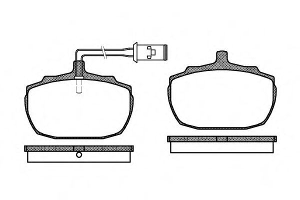 Тормозные колодки woking P1573.02