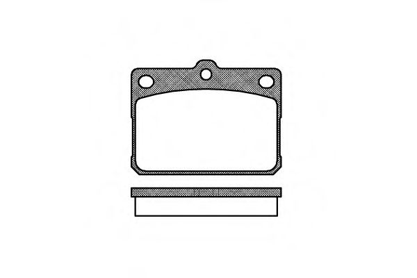 Тормозные колодки WOKING P1793.20