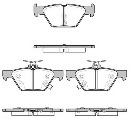 Тормозные колодки WOKING P17383.02