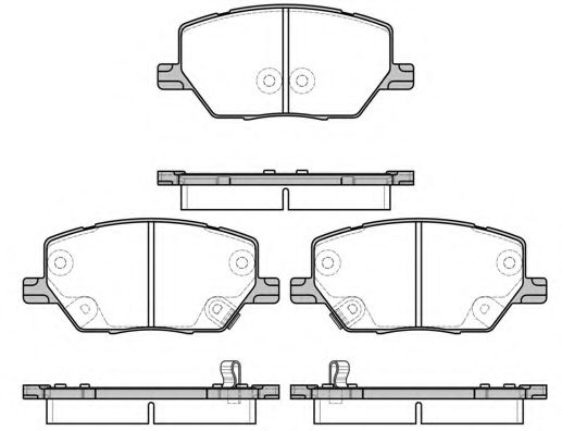 Тормозные колодки WOKING P17403.02