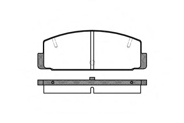 Тормозные колодки WOKING P0793.10