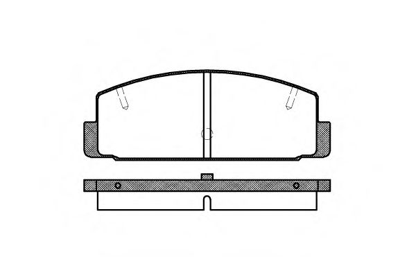 Тормозные колодки WOKING P0793.20