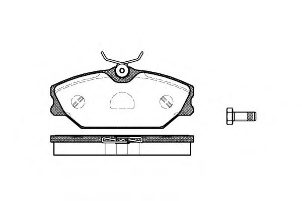 Тормозные колодки WOKING P3083.00