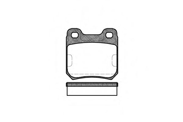 Тормозные колодки WOKING P3393.10