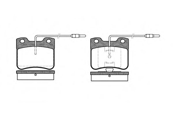 Тормозные колодки WOKING P3473.04