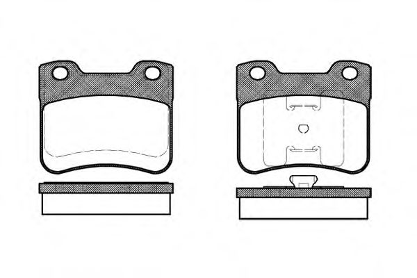 Тормозные колодки WOKING P3473.10