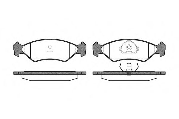 Тормозные колодки WOKING P3853.10