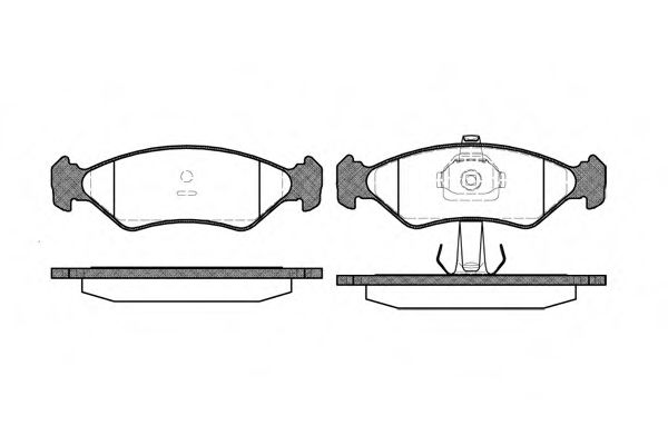Тормозные колодки WOKING P3853.20