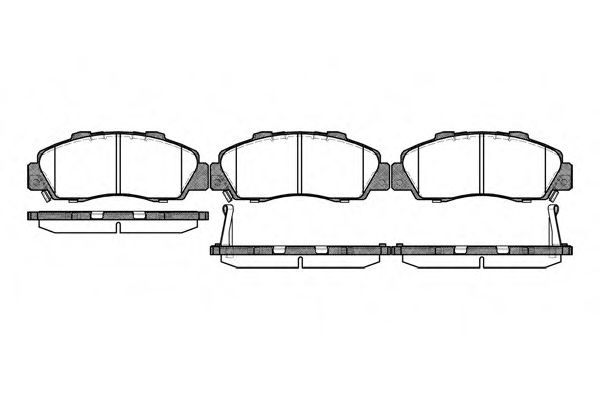 Тормозные колодки WOKING P2513.32