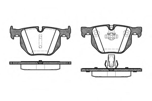 Тормозные колодки WOKING P2813.60