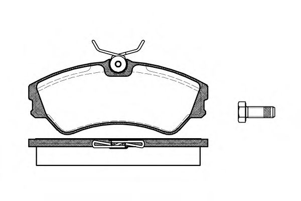 Тормозные колодки WOKING P2833.00