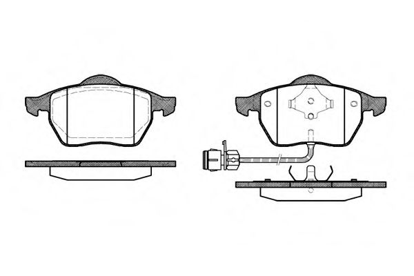 Тормозные колодки WOKING P2903.02