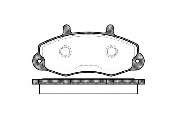 Тормозные колодки WOKING P2913.00