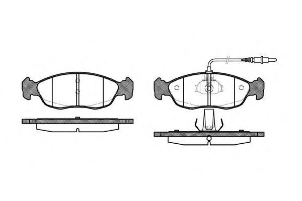 Тормозные колодки WOKING P5613.02
