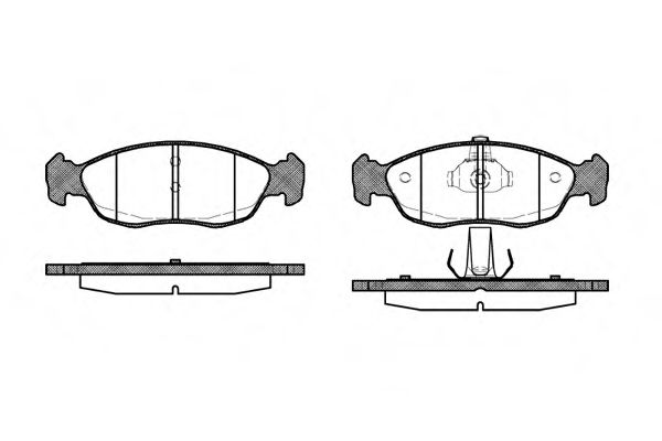 Тормозные колодки WOKING P5613.10
