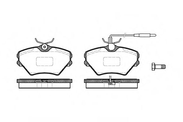 Тормозные колодки WOKING P5853.02